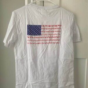 Krass & Co. Short Sleeve T-Shirt - Small, American Flag - NWT